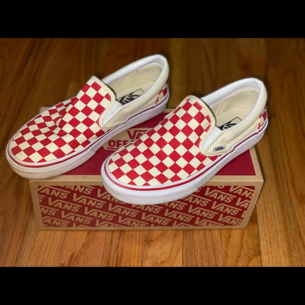 Checkered Vans